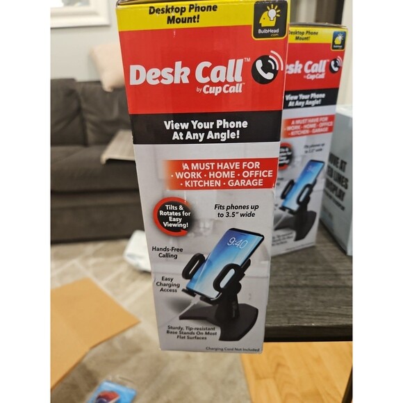 Cup Call Desk Call Desktop Phone Mount 1 Pack New - Picture 2 of 4
